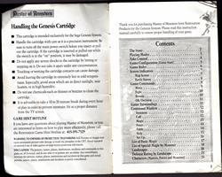 Master of Monsters Instructions Page 0 and 1Thumbnail